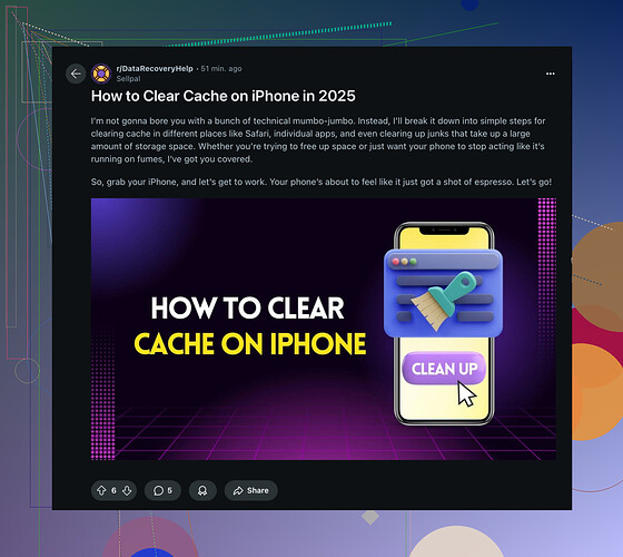 Need help clearing cookies and cache on iPhone?