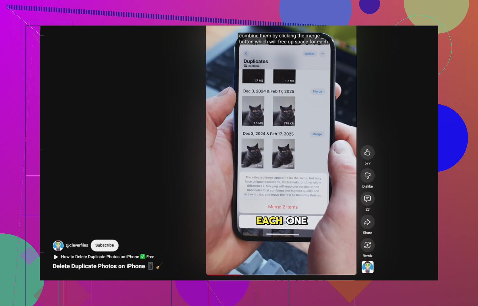 Anyone Else Frustrated Trying To Merge Duplicate Photos On IPhone?