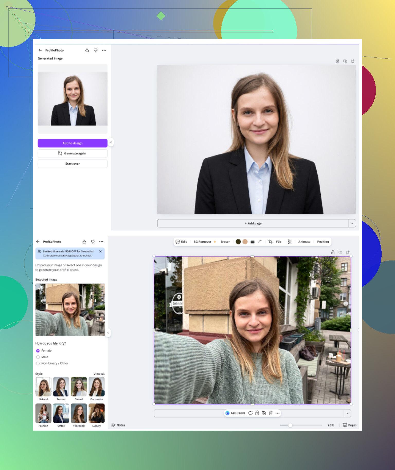 Verdict: Not bad variant, better then GIO, but for me, Remini looks better in those tests. And its more expensive