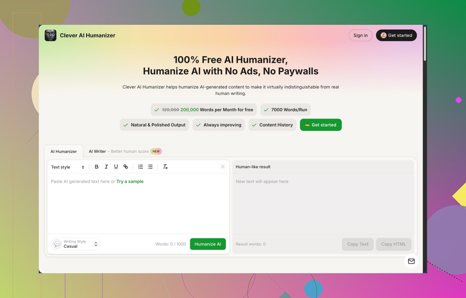 Recensione di Clever AI Humanizer