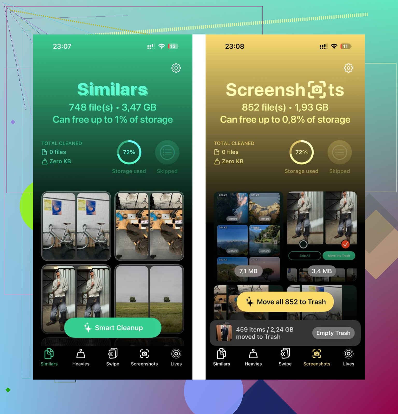 Synced Media auf dem iPhone - Woher kam das alles?