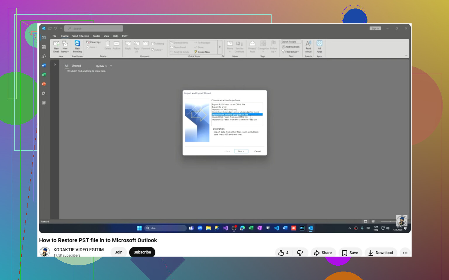 El archivo .pst de Outlook no aparece, recuperación posible